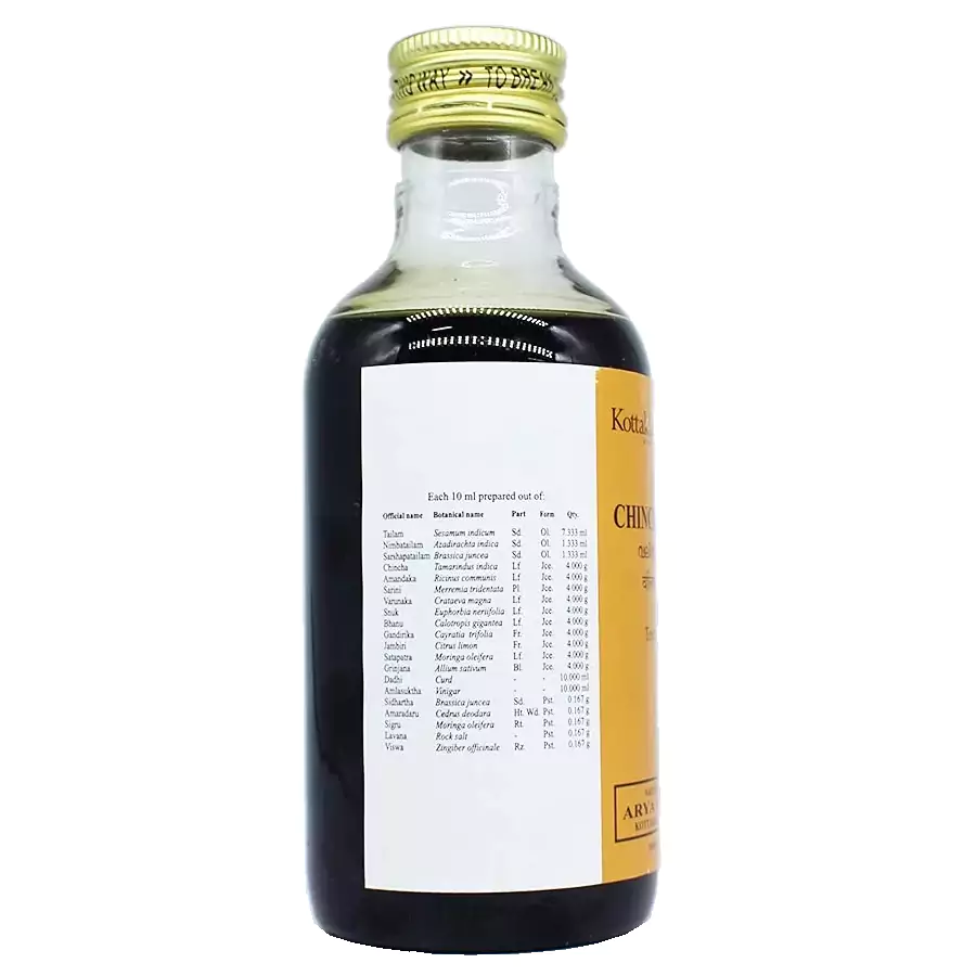 Kottakkal Arya Vaidyasala Valiya Chinchadi Tailam, 200 ml-2.webp